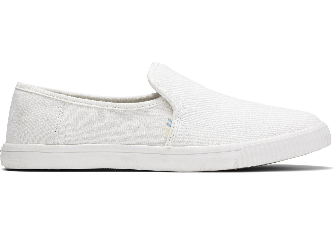 Toms Clemente Slip On White - Womens - 09745-JMQZ